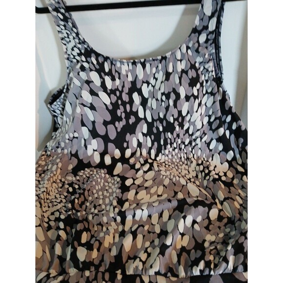 Swimsuits For All, Gray/ White Animal Print /Tankini Top with Tie On Side/ Sz 22 - Picture 5 of 16